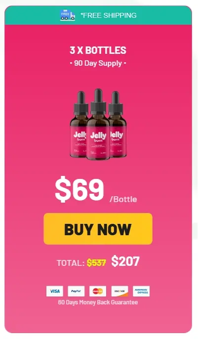 JellyBurn 3 Bottle