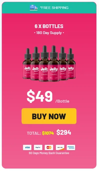 JellyBurn 6 Bottle