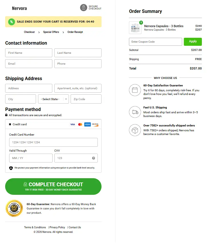 JellyBurn Secure Checkout Page
